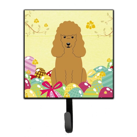 Carolines Treasures Easter Eggs Poodle Tan Leash or Key Holder BB6069SH4